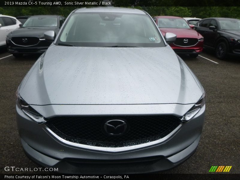 Sonic Silver Metallic / Black 2019 Mazda CX-5 Touring AWD