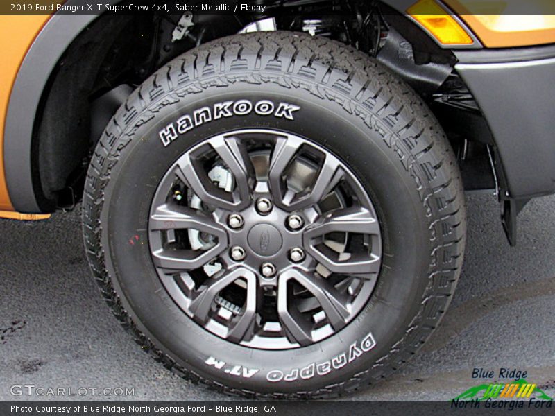 Saber Metallic / Ebony 2019 Ford Ranger XLT SuperCrew 4x4