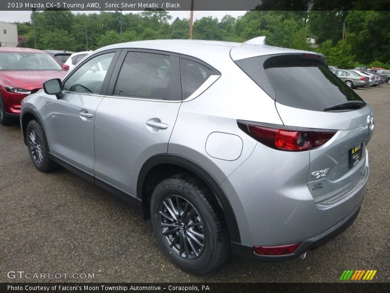 Sonic Silver Metallic / Black 2019 Mazda CX-5 Touring AWD