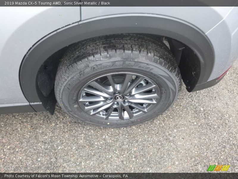 Sonic Silver Metallic / Black 2019 Mazda CX-5 Touring AWD