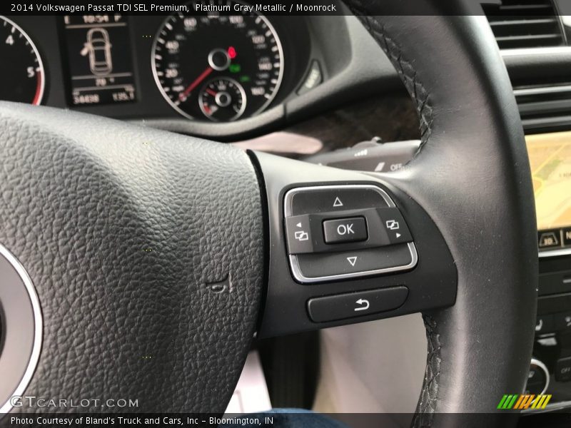 Platinum Gray Metallic / Moonrock 2014 Volkswagen Passat TDI SEL Premium