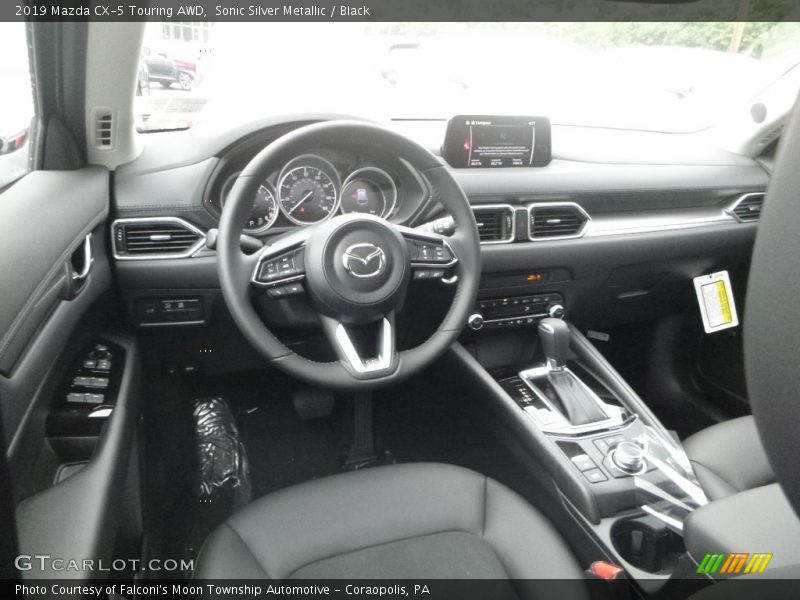 Sonic Silver Metallic / Black 2019 Mazda CX-5 Touring AWD