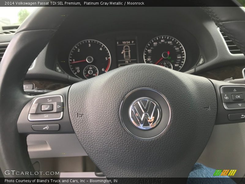 Platinum Gray Metallic / Moonrock 2014 Volkswagen Passat TDI SEL Premium