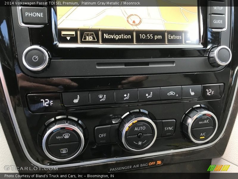 Platinum Gray Metallic / Moonrock 2014 Volkswagen Passat TDI SEL Premium