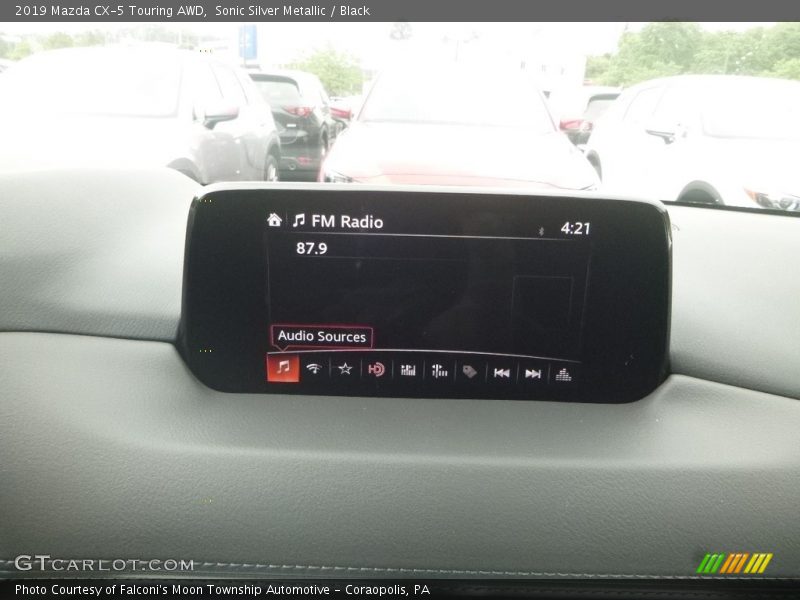 Sonic Silver Metallic / Black 2019 Mazda CX-5 Touring AWD