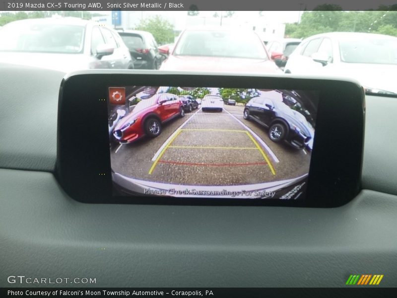 Sonic Silver Metallic / Black 2019 Mazda CX-5 Touring AWD