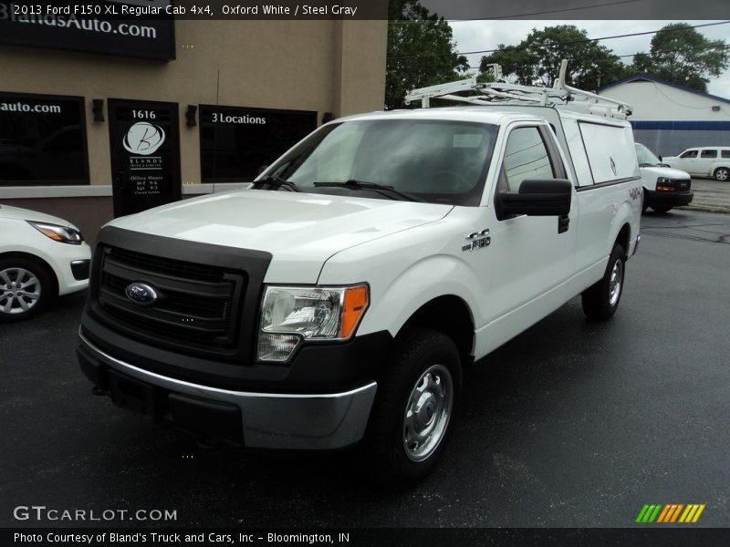 Oxford White / Steel Gray 2013 Ford F150 XL Regular Cab 4x4