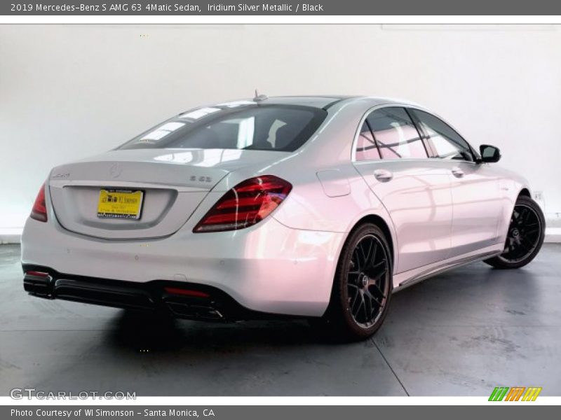 Iridium Silver Metallic / Black 2019 Mercedes-Benz S AMG 63 4Matic Sedan