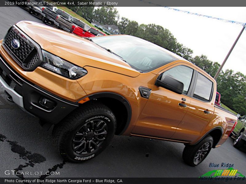 Saber Metallic / Ebony 2019 Ford Ranger XLT SuperCrew 4x4