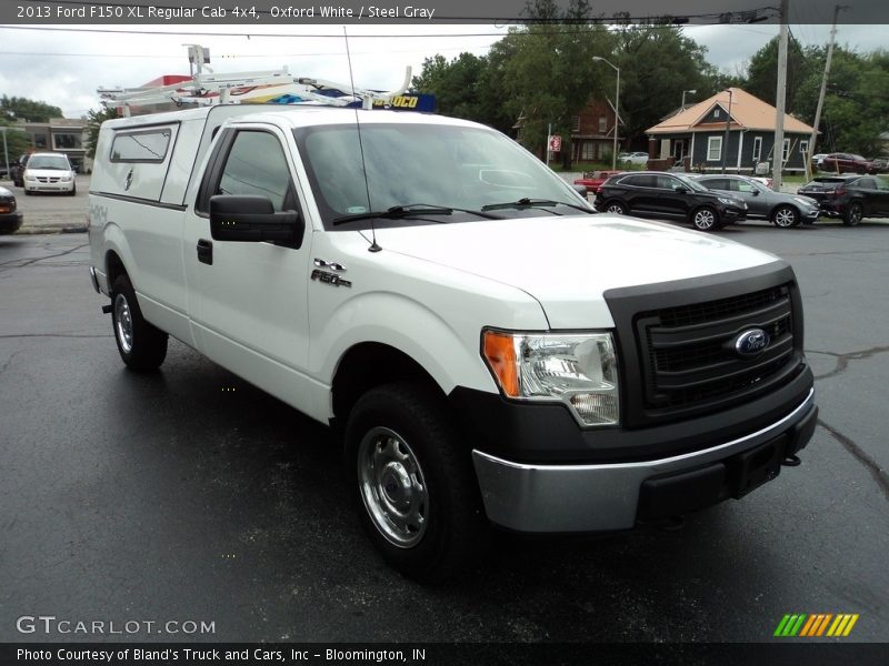 Oxford White / Steel Gray 2013 Ford F150 XL Regular Cab 4x4