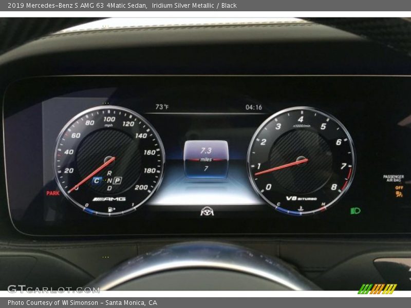  2019 S AMG 63 4Matic Sedan AMG 63 4Matic Sedan Gauges