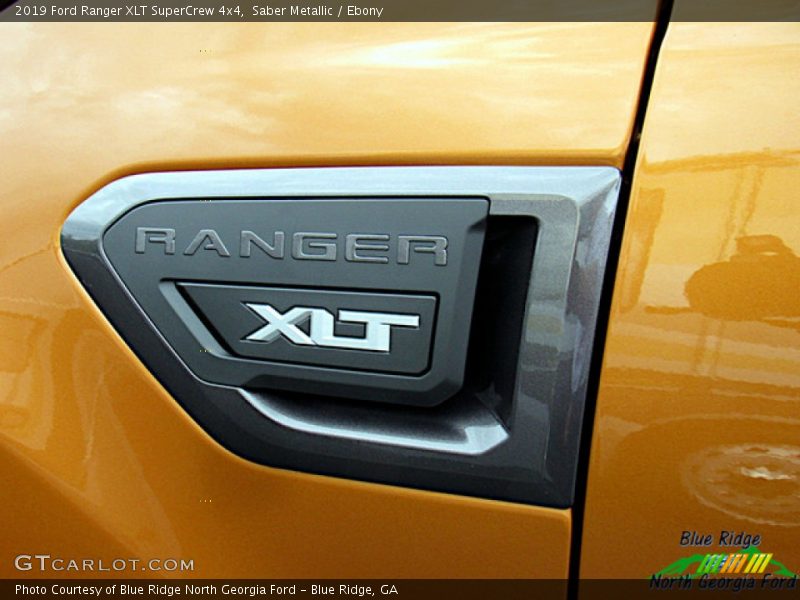 Saber Metallic / Ebony 2019 Ford Ranger XLT SuperCrew 4x4