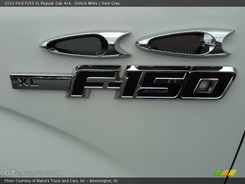 Oxford White / Steel Gray 2013 Ford F150 XL Regular Cab 4x4