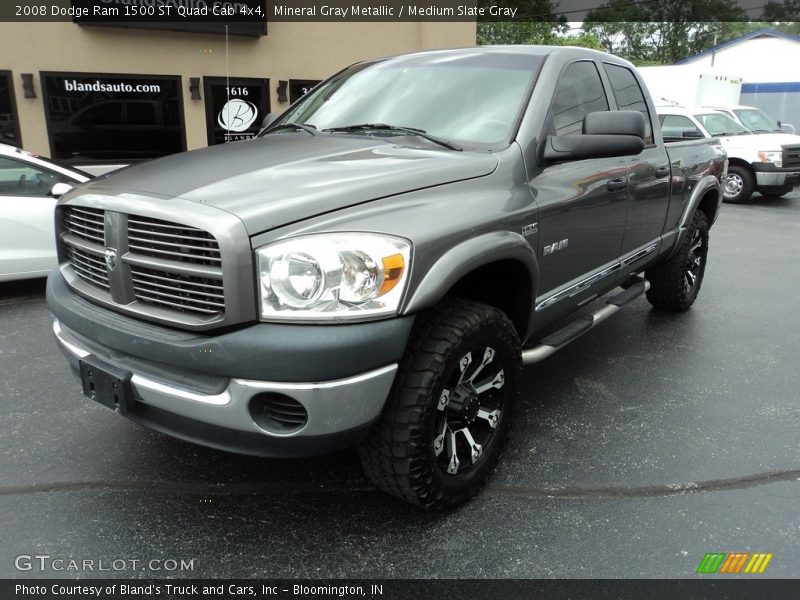 Mineral Gray Metallic / Medium Slate Gray 2008 Dodge Ram 1500 ST Quad Cab 4x4