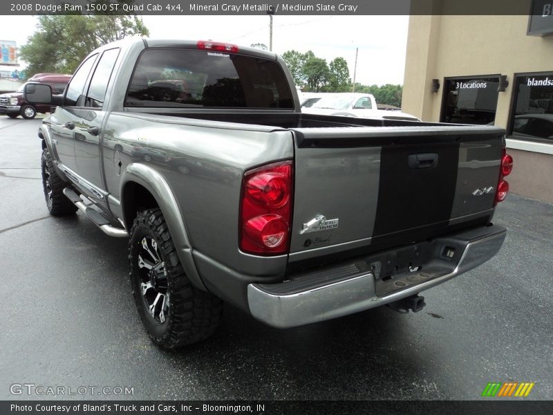 Mineral Gray Metallic / Medium Slate Gray 2008 Dodge Ram 1500 ST Quad Cab 4x4