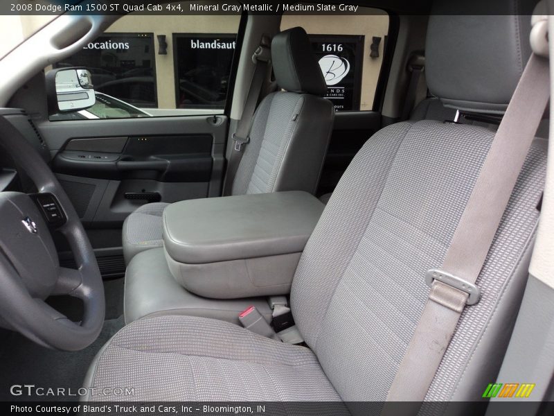 Mineral Gray Metallic / Medium Slate Gray 2008 Dodge Ram 1500 ST Quad Cab 4x4