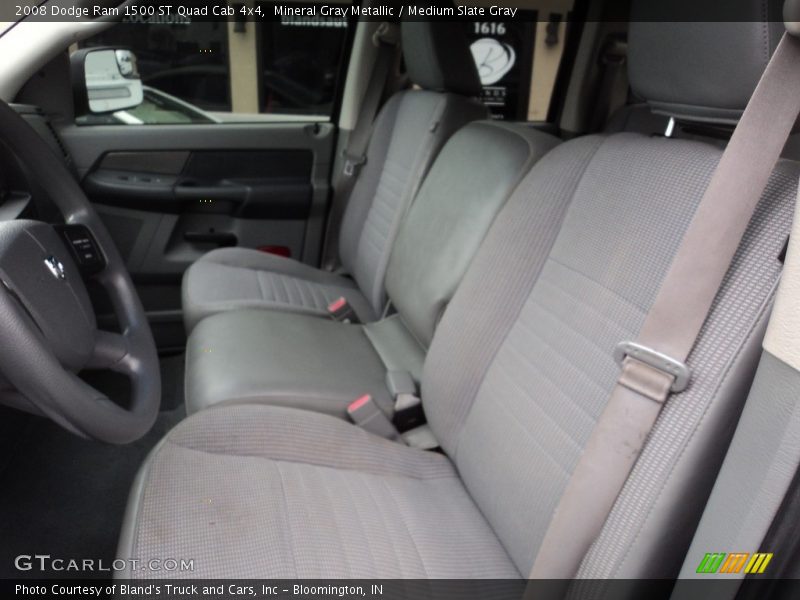Mineral Gray Metallic / Medium Slate Gray 2008 Dodge Ram 1500 ST Quad Cab 4x4