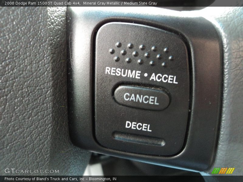 Mineral Gray Metallic / Medium Slate Gray 2008 Dodge Ram 1500 ST Quad Cab 4x4