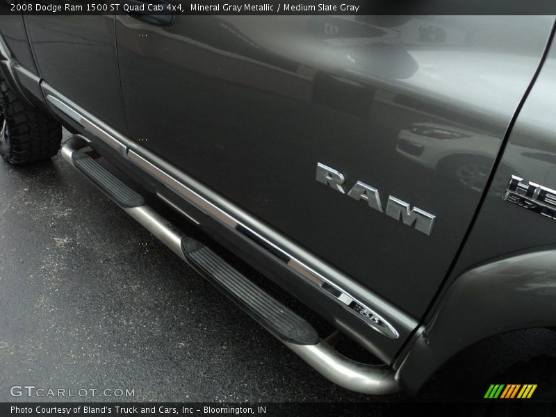 Mineral Gray Metallic / Medium Slate Gray 2008 Dodge Ram 1500 ST Quad Cab 4x4