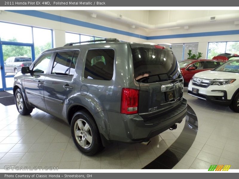Polished Metal Metallic / Black 2011 Honda Pilot EX 4WD