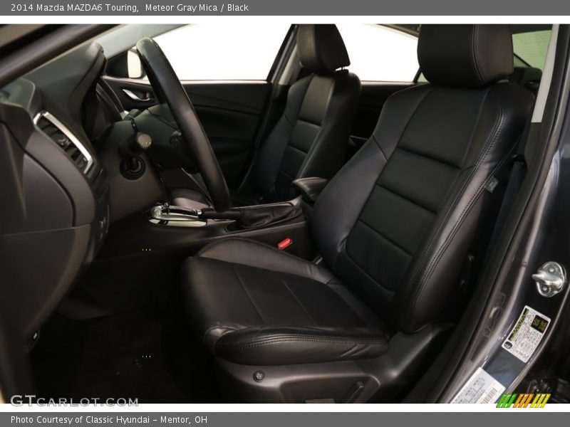 Meteor Gray Mica / Black 2014 Mazda MAZDA6 Touring