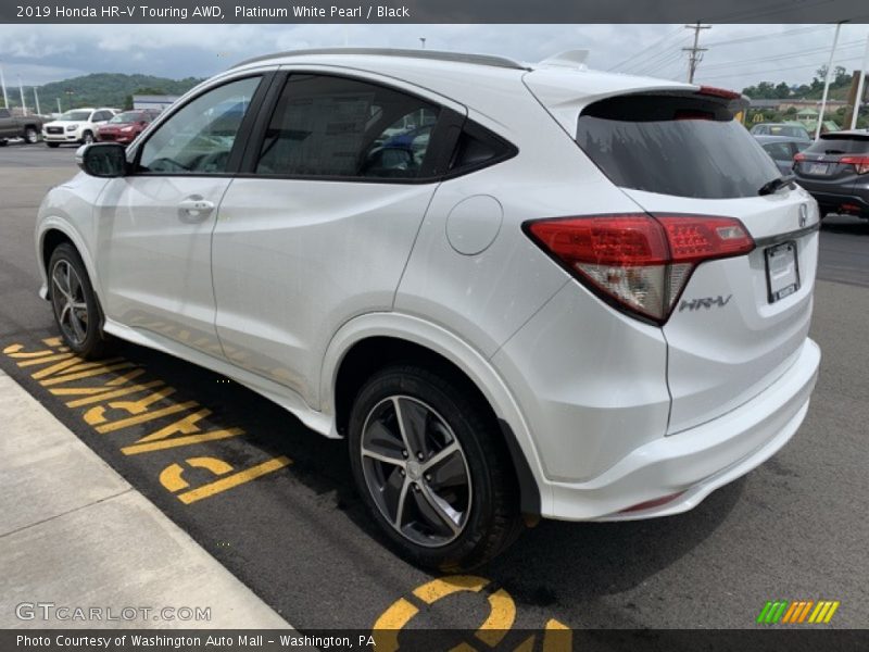 Platinum White Pearl / Black 2019 Honda HR-V Touring AWD