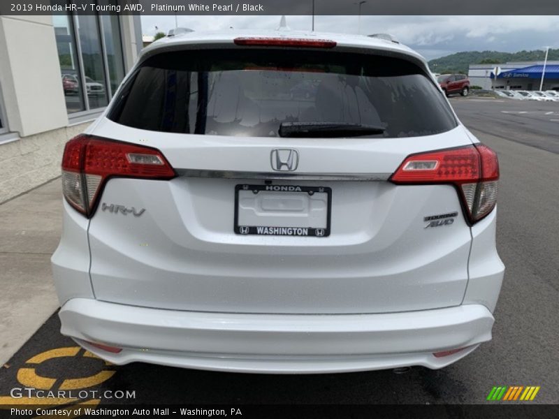 Platinum White Pearl / Black 2019 Honda HR-V Touring AWD