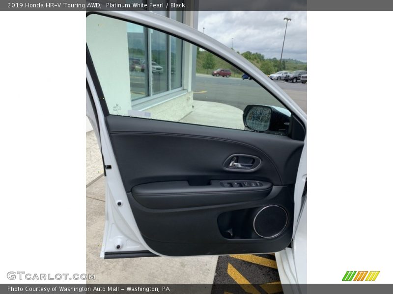 Platinum White Pearl / Black 2019 Honda HR-V Touring AWD