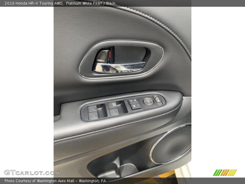 Platinum White Pearl / Black 2019 Honda HR-V Touring AWD