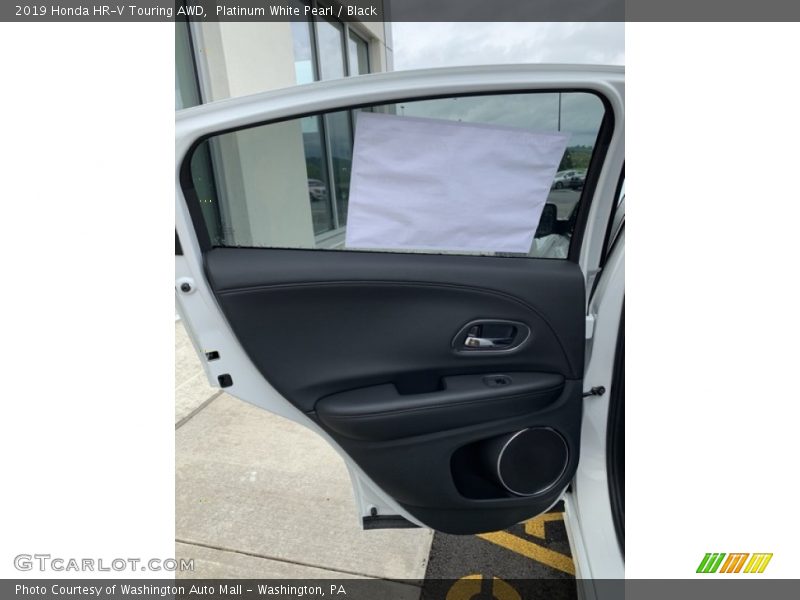 Platinum White Pearl / Black 2019 Honda HR-V Touring AWD