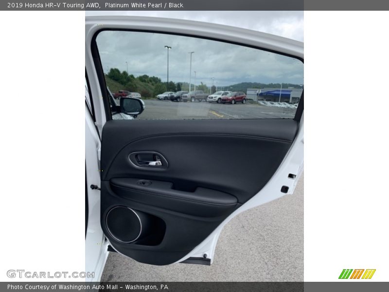 Platinum White Pearl / Black 2019 Honda HR-V Touring AWD
