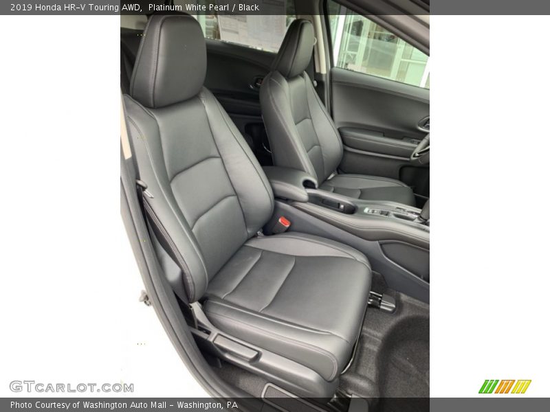 Platinum White Pearl / Black 2019 Honda HR-V Touring AWD