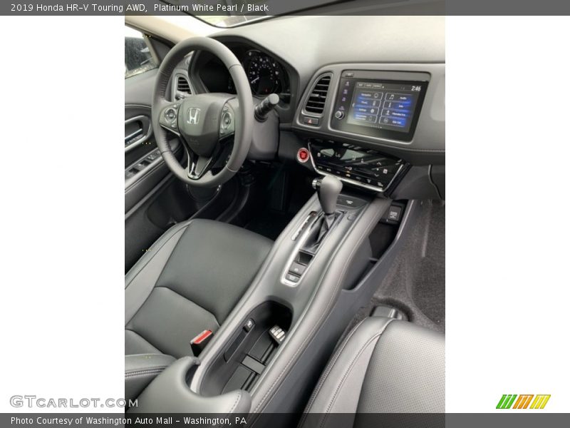 Platinum White Pearl / Black 2019 Honda HR-V Touring AWD