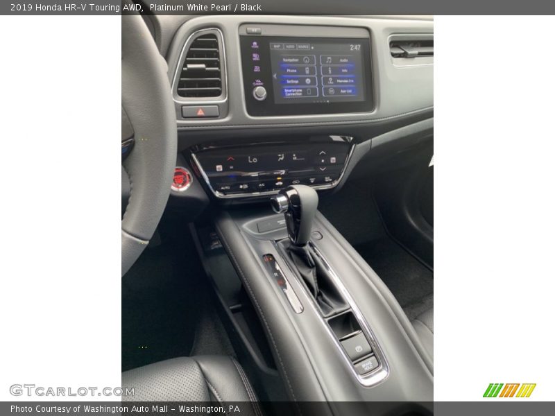 Platinum White Pearl / Black 2019 Honda HR-V Touring AWD