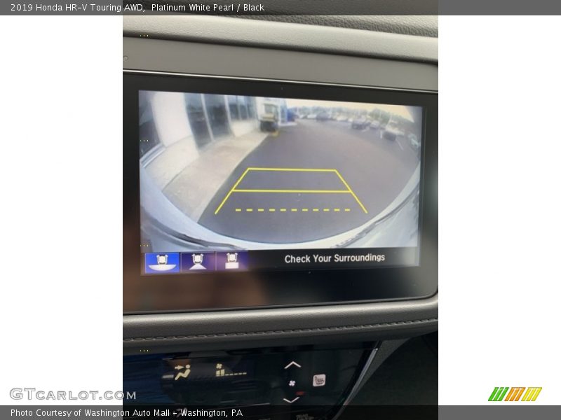Platinum White Pearl / Black 2019 Honda HR-V Touring AWD