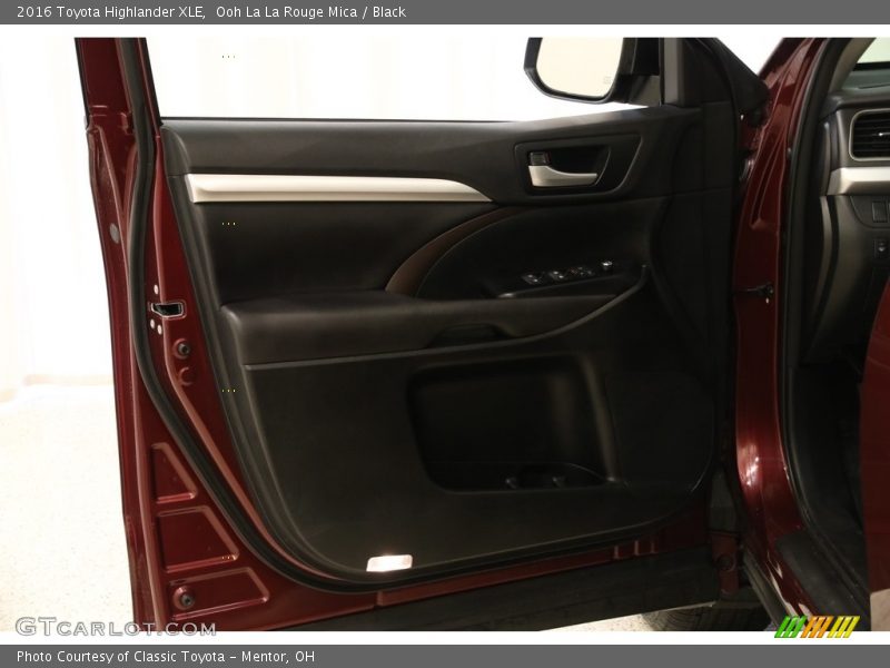 Ooh La La Rouge Mica / Black 2016 Toyota Highlander XLE