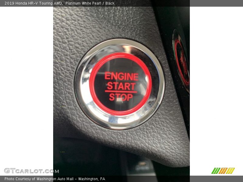 Platinum White Pearl / Black 2019 Honda HR-V Touring AWD