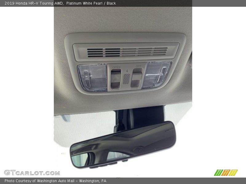 Platinum White Pearl / Black 2019 Honda HR-V Touring AWD
