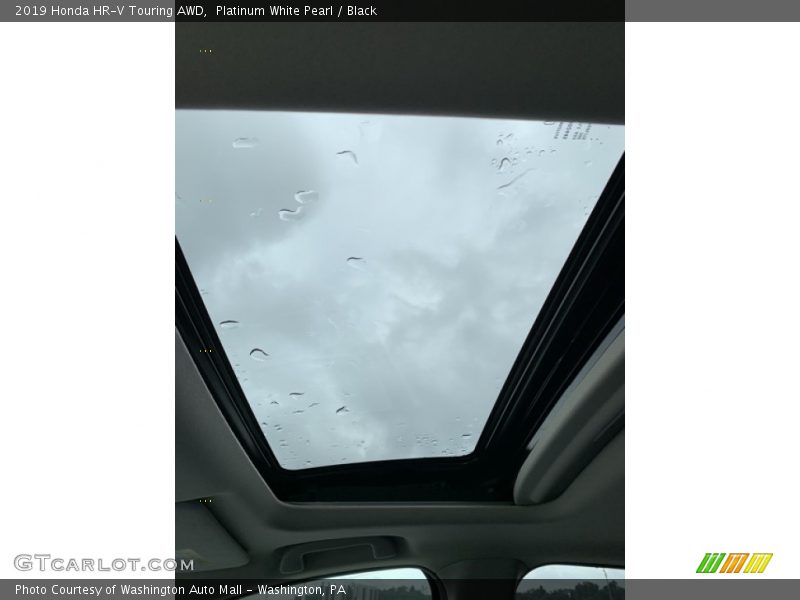 Platinum White Pearl / Black 2019 Honda HR-V Touring AWD