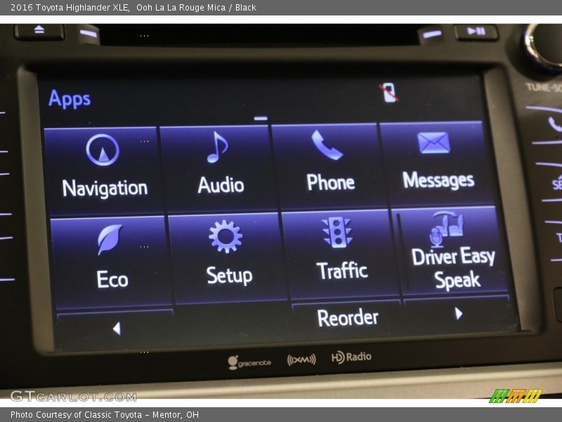 Ooh La La Rouge Mica / Black 2016 Toyota Highlander XLE