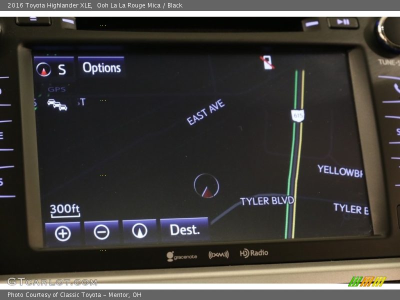 Ooh La La Rouge Mica / Black 2016 Toyota Highlander XLE