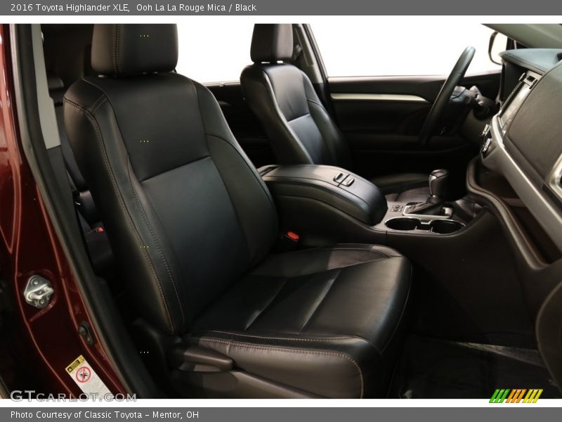 Ooh La La Rouge Mica / Black 2016 Toyota Highlander XLE