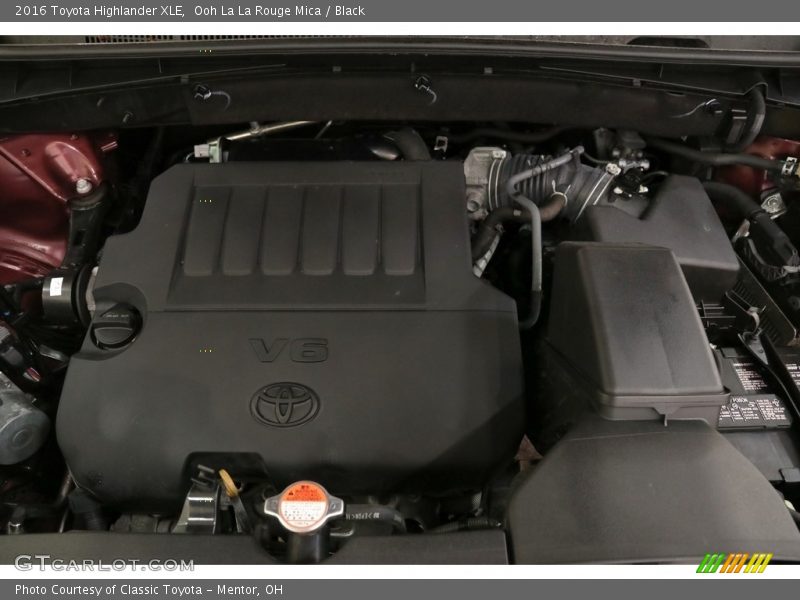 Ooh La La Rouge Mica / Black 2016 Toyota Highlander XLE