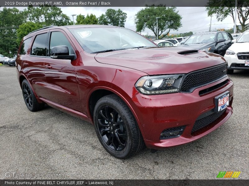 Octane Red Pearl / Black 2019 Dodge Durango R/T AWD