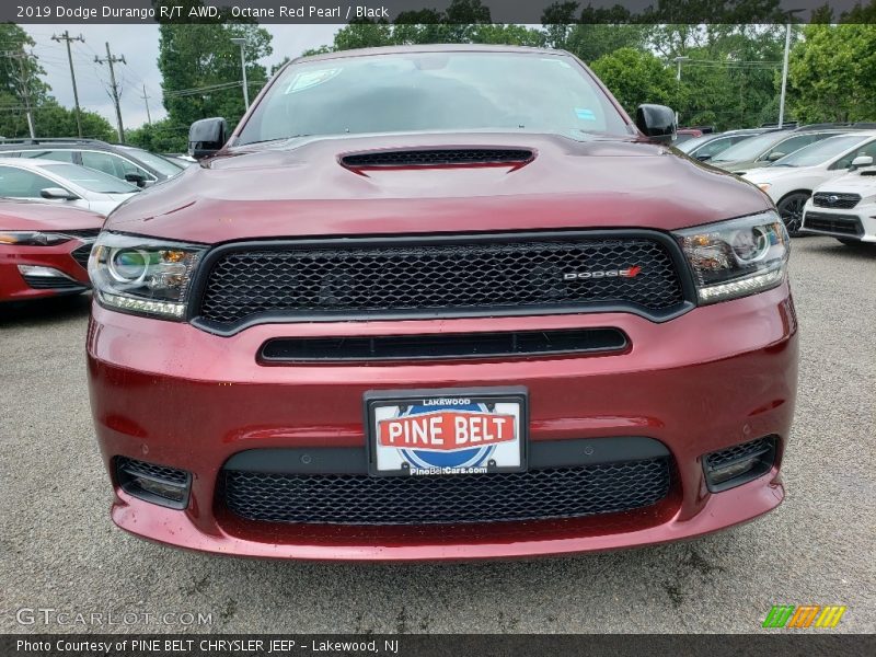 Octane Red Pearl / Black 2019 Dodge Durango R/T AWD