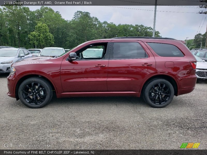 Octane Red Pearl / Black 2019 Dodge Durango R/T AWD