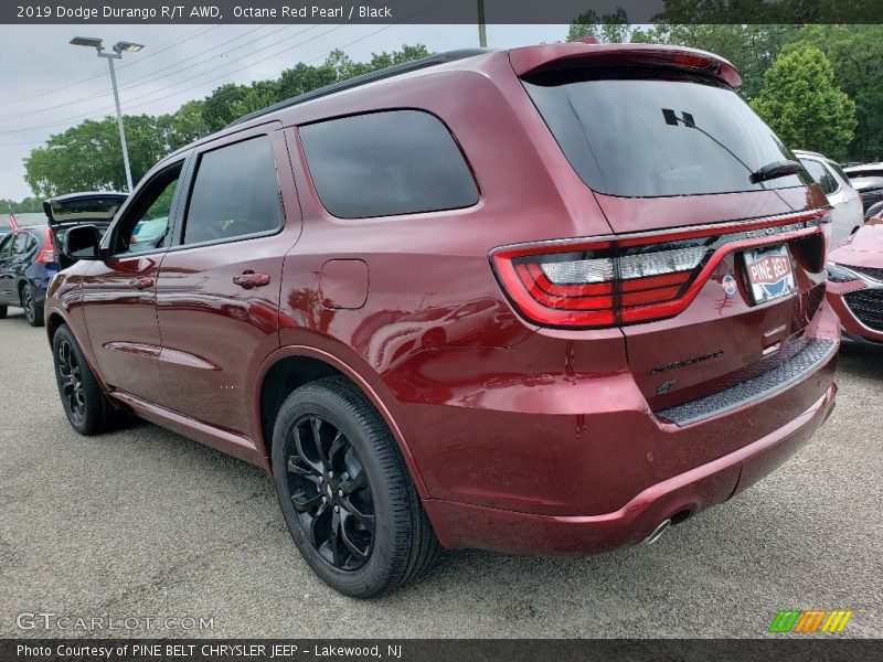 Octane Red Pearl / Black 2019 Dodge Durango R/T AWD