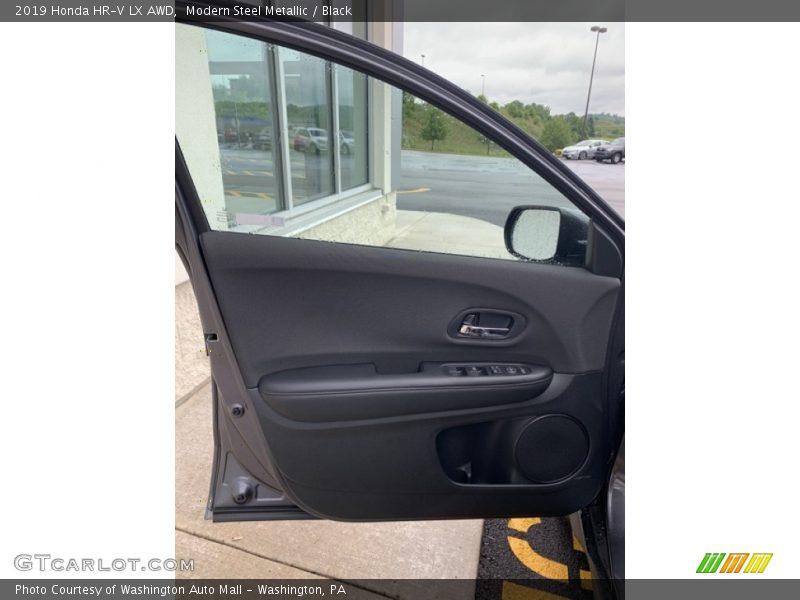 Modern Steel Metallic / Black 2019 Honda HR-V LX AWD