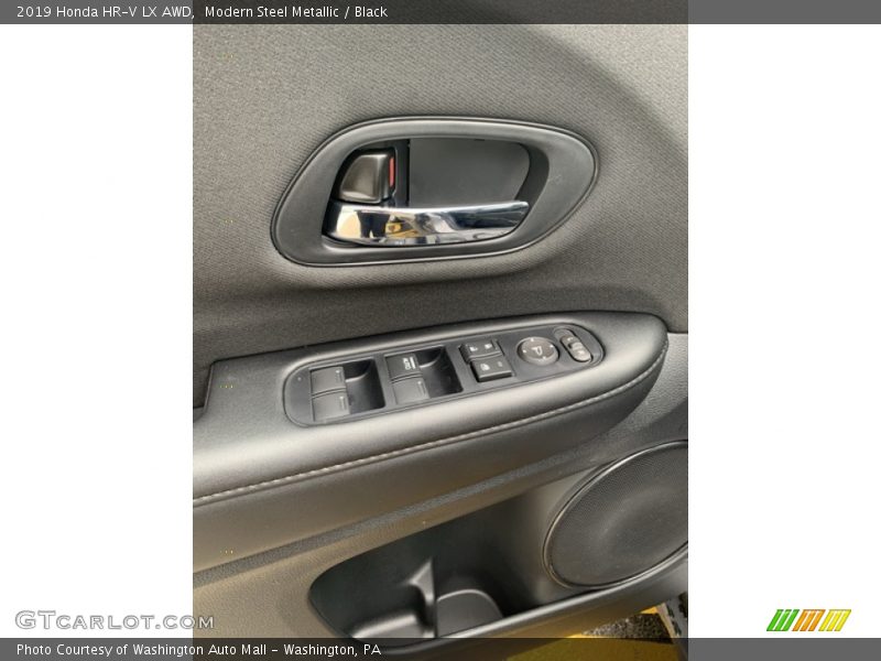 Modern Steel Metallic / Black 2019 Honda HR-V LX AWD