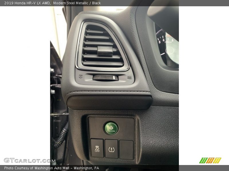Modern Steel Metallic / Black 2019 Honda HR-V LX AWD